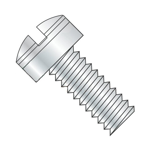 Newport Fasteners #10-32 x 3/8 in Slotted Fillister Machine Screw, Plain 18-8 Stainless Steel, 250 PK 894367 - main